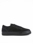 S.w.c. Dellow Hairy Suede Sneaker In Black