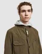 Engineered Garments Logger Jacket In Olive Wax