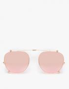 Garrett Leight Milwood Clip 46 In Rose Gold