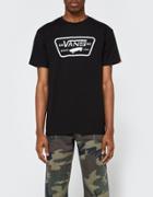 Vans Full Patch Tee In Black/white