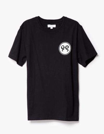 Soulland Ribbon T-shirt In Black