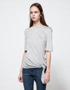Cheap Monday Tie Tee In Grey