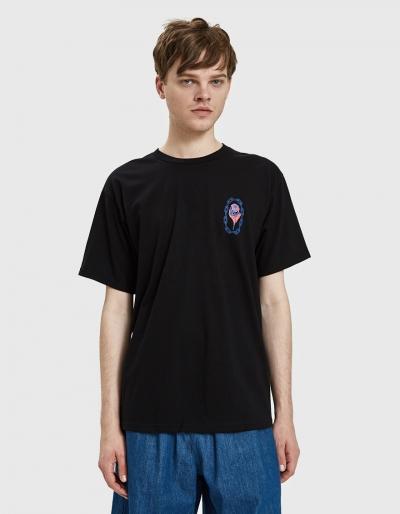 Obey Rosette Tee In Black