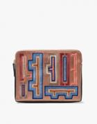 Lizzie Fortunato Safari Clutch In Hanoi Print