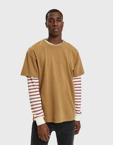 John Elliott S/s Basalt Tee In Gold