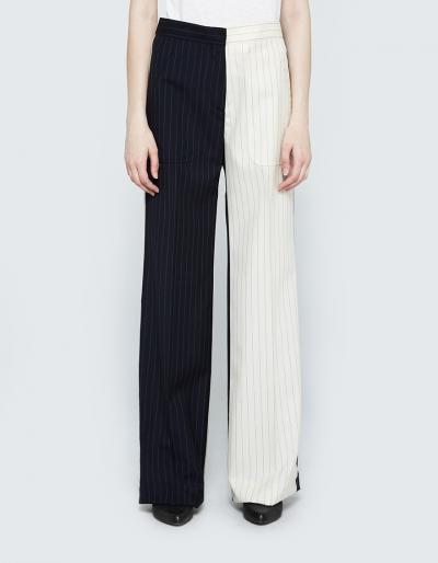 Off-white Pinstripe Big Pocket Pant