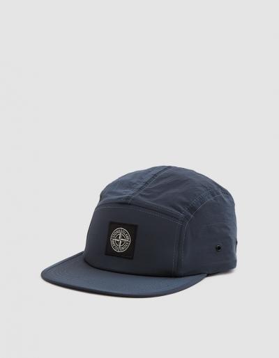 Stone Island Nylon Metal Cap In Blue Grey