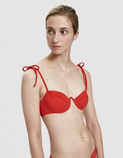 Araks Myriam Bikini Top In Poppy