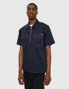 Carhartt Wip S/s Medford Shirt In Dark Navy
