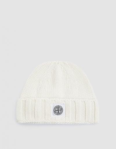 Stone Island Cap In Natural