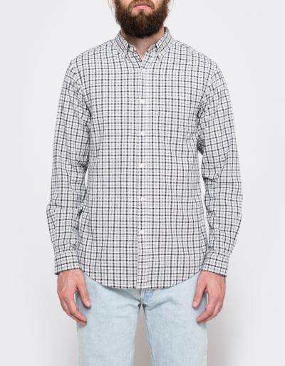 Shades Of Grey Standard Navy Check Bd