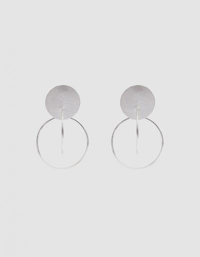 Annie Costello Brown Mini Halo Earring In
