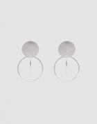 Annie Costello Brown Mini Halo Earring In