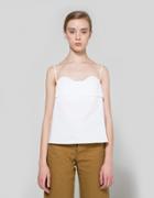 Toit Volant Valentine Top In White