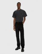 John Elliott Corduroy Straight Fit Trouser In Black