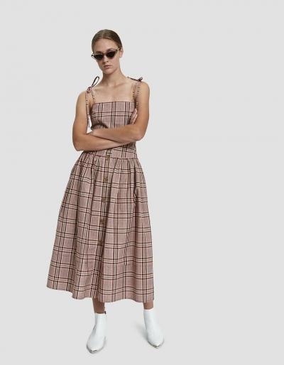 Rejina Pyo Issy Plaid A-line Dress