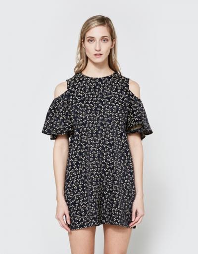 Ganni Greenville Jacquard Dress