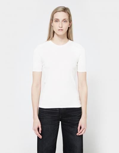 Need Rib Crew In White