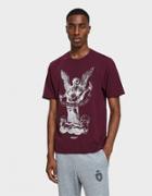 Undercover Short Sleeve Tee In Bordeaux