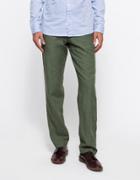 Apolis Linen Civilian Chino Pant In Olive