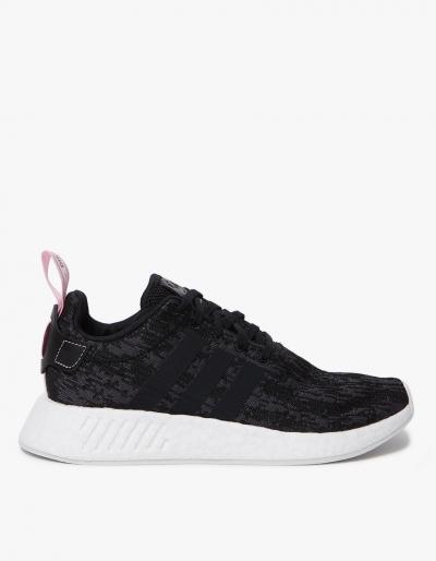 Adidas Nmd R2 In Black/pink