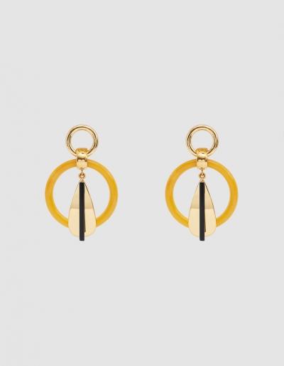Lizzie Fortunato Amber Modern Earrings