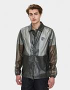 Vault By Vans Vans X Lqqk Coach's Jacket In Clear Translucent
