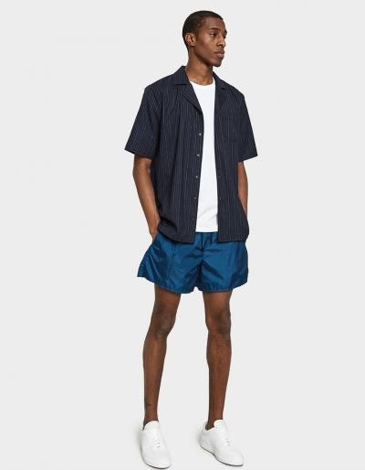 Acne Studios Perry Nylon Swim Trunks In Teal