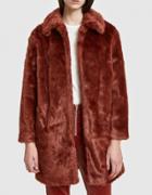 Frame Faux Fur Coat In