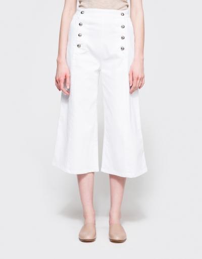 Farrow Rocha Pants In White Denim