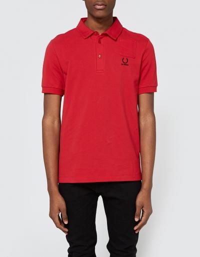 Fred Perry Denim Pocket Pique