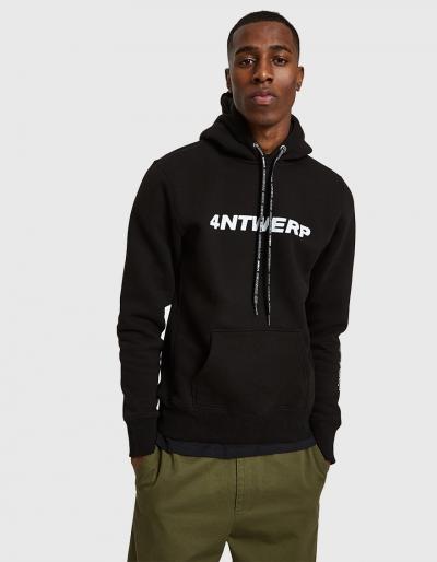 Vier Antwerp Hoodie Antwerp In Black