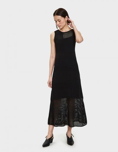 Proenza Schouler Sleeveless Patchwork Knit Dress