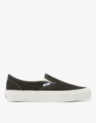 Vault By Vans Og Classic Slip-on Lx In Canvas Black