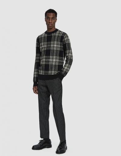 Dries Van Noten Knit Crewneck Sweater In Black