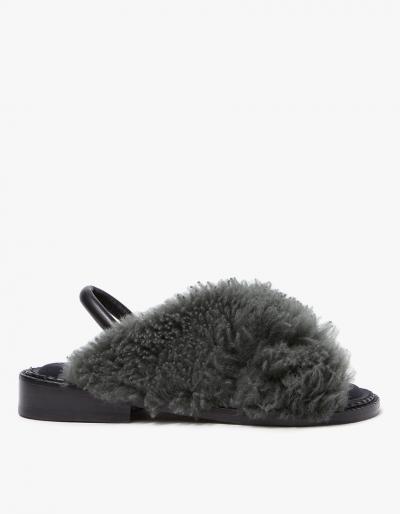 Robert Clergerie Bloss Sandal In Green