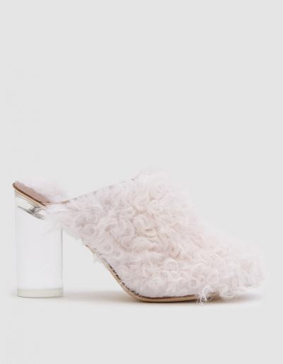 Brother Vellies Bianca Mule In Honey Calf Hair
