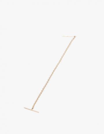 Kathleen Whitaker Staple + Chain Earring