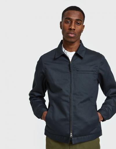 Rogue Territory Lined Ranger Jacket In Black Herringbone
