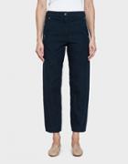Lemaire Twisted Pants In Petrol Blue