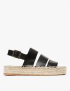 Loeffler Randall Three Strap Flatform In Black