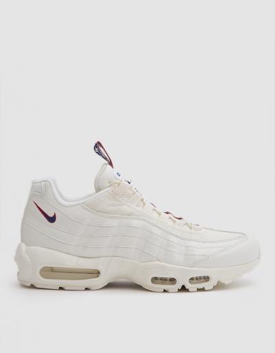 Nike Air Max 95 Tt Sneaker In Sail/gym Blue Gym Red