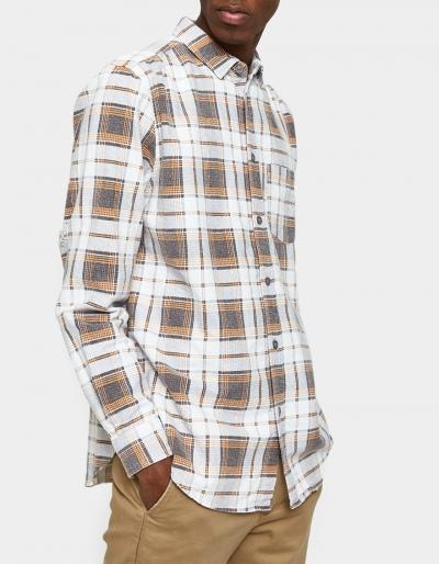 Insight Fade Away Ls Shirt In Brown/orange