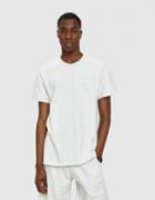 Reigning Champ Terry Cut-off Ss Crew In Heather Ash