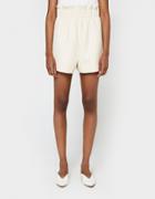 Ganni Moscow Tailor Shorts In Vanilla