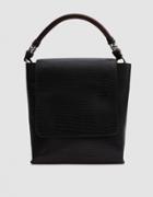 Rachel Comey Atwood Bucket Bag In Black Croc