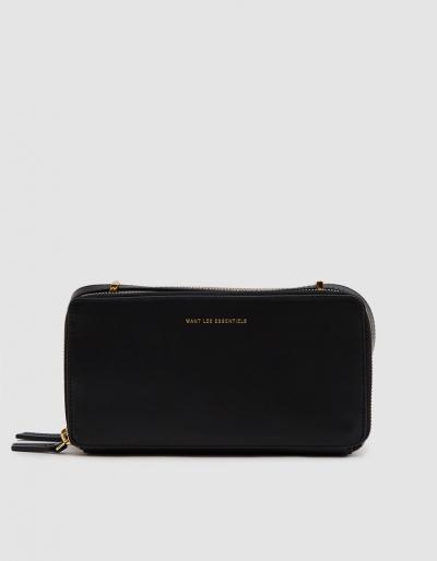 Want Les Essentiels Demiranda Shoulder Bag In Jet Black