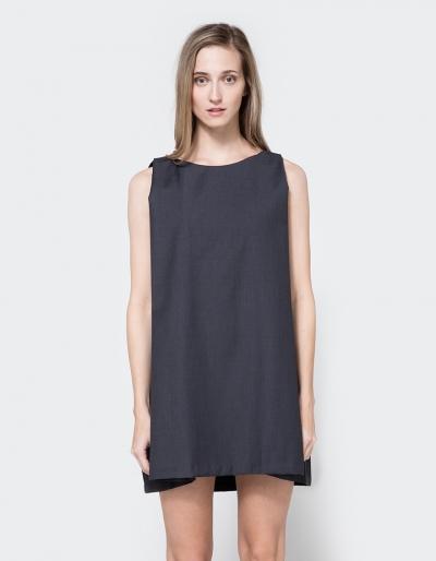 Kaarem Boatneck Open Back Dress