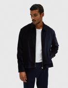 Polar Skate Co. Cropped Blouson Velveteen In Navy