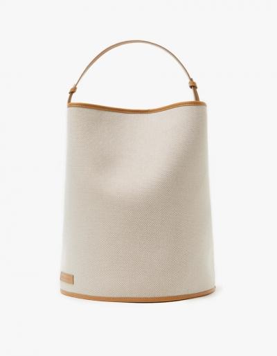 Creatures Of Comfort Large Bucket Bag In Tan